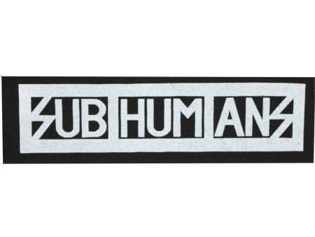 Subhumans Cloth Patch Supply