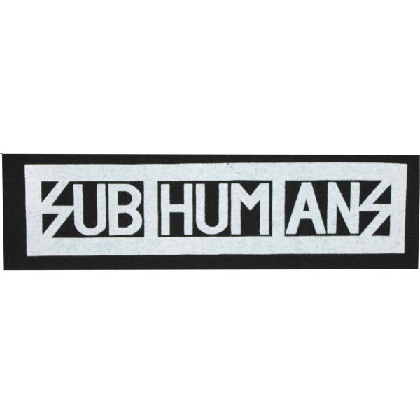 Subhumans Cloth Patch Supply