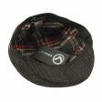 Brown Plaid Wool Ivy Cap Online