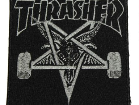 Thrasher Skate Goat Patch For Cheap