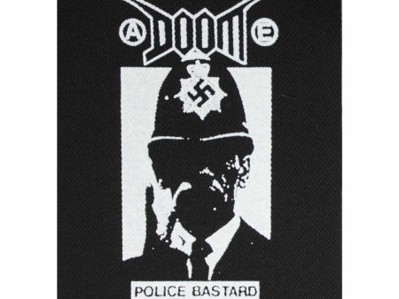 Doom Police Bastard Cloth Patch Discount