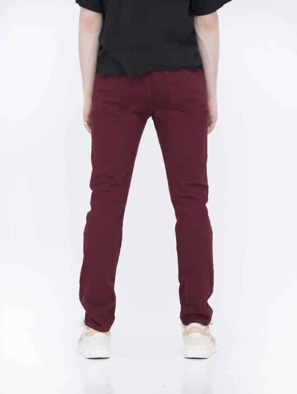 Burgundy Skinny Jeans by Neo Blue Online Sale