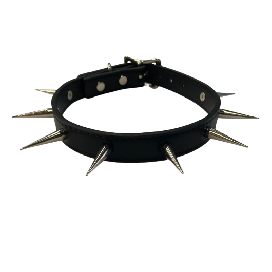 Tall Cone Spiked Choker Online now