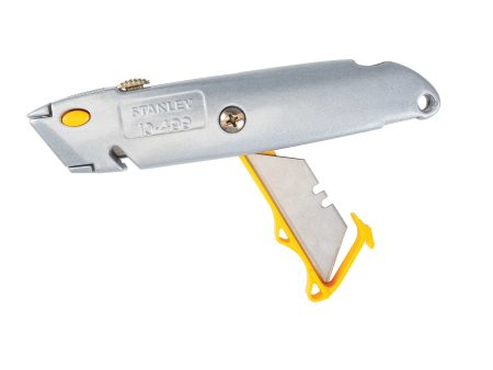 STANLEY 6-3 8 in. Quick-Change Utility Knife with Retractable Blade and Twine Cutter, Silver For Cheap