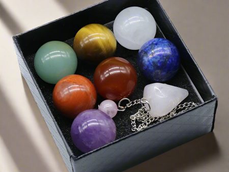 Chakra Gemstone Sphere Crystal Box Set – Align and Heal with Crystal Energy Online