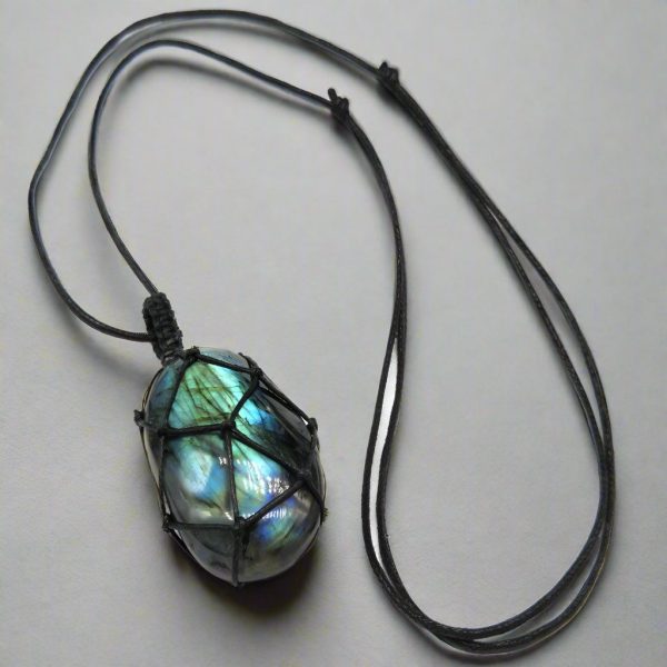 Stone of Transition Labradorite Pendant Necklace – Embrace Change Supply