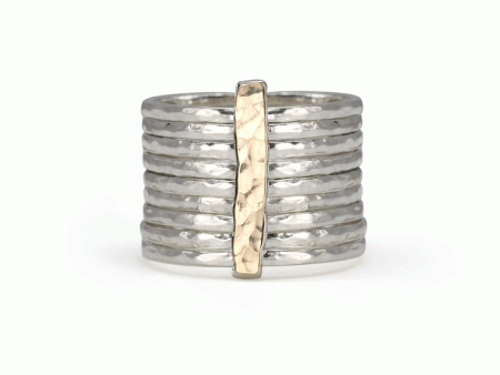 Breath Silver Fidget Ring Online now