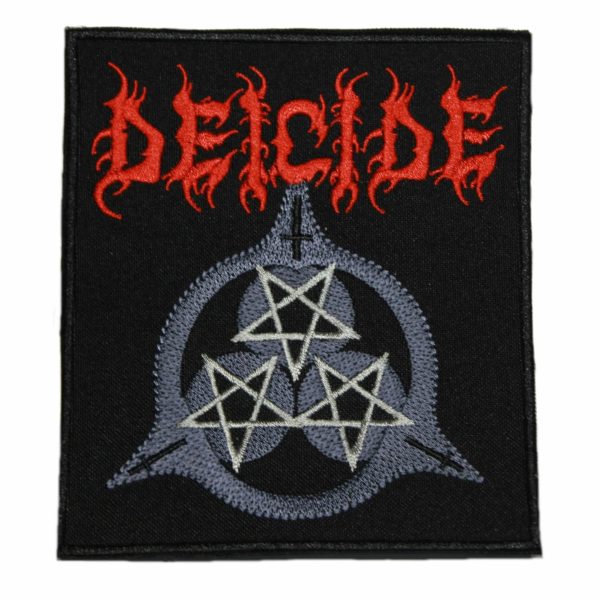 Deicide 3 Star Embroidered Patch Fashion