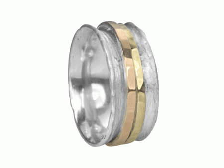 Touch Gold Spinner Ring Online Sale