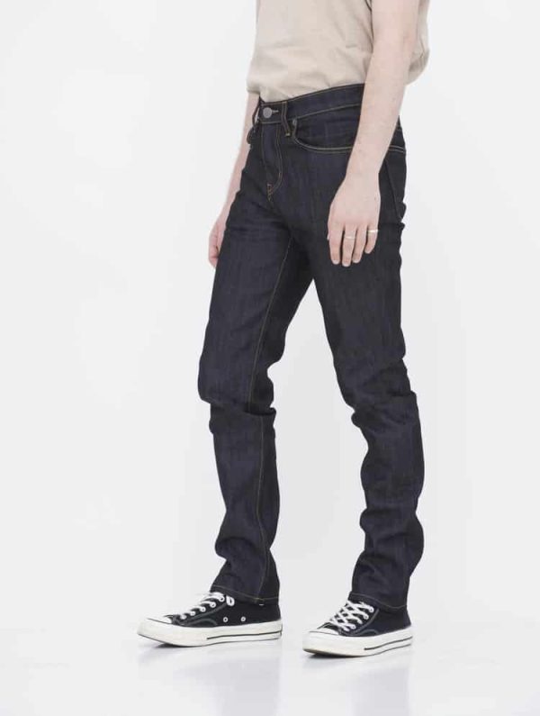 Dark Blue Denim Skinny Jeans by Neo Blue Online Hot Sale