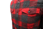 Red and Charcoal Plaid Flannel Online now