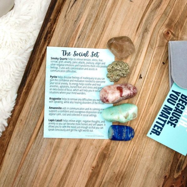 The Social Set: Crystal Set for Social Anxiety For Discount