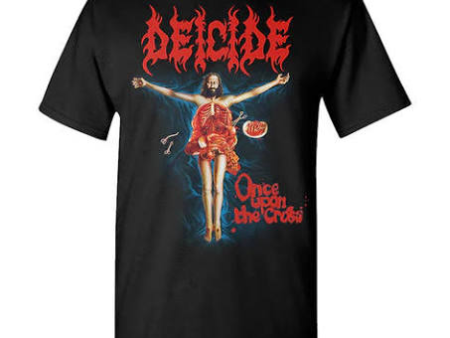 Deicide Once upon the Cross T-Shirt Online Hot Sale