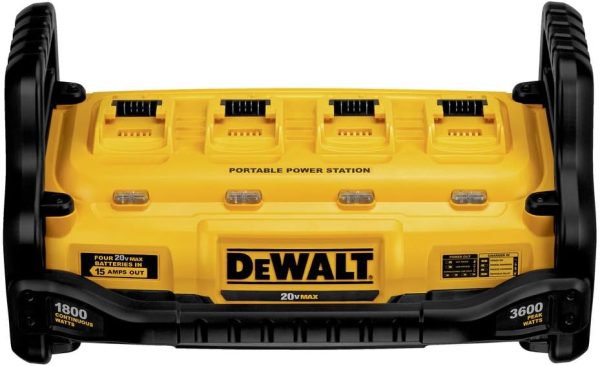 DEWALT 1800 Watt Portable Power Station and 20V 60V MAX Lithium-Ion Battery Charger Supply