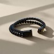 Black Agate Leather Bracelet – Balance and Protection for Everyday Wear For Discount