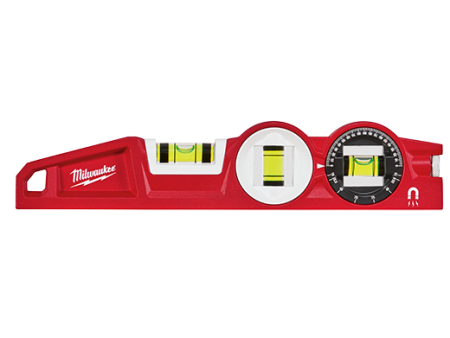 MILWAUKEE - 10  Die cast Torpedo Level with 360 Degree Locking Vial Supply