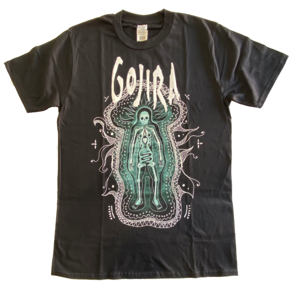 Gojira Skeleton T-Shirt Hot on Sale