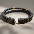 Tiger s Eye Leather Bracelet – Boost Your Strength and Mental Clarity For Sale