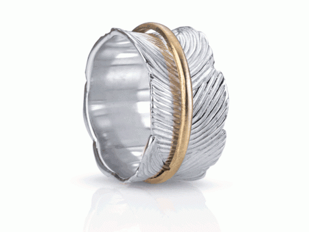 Eden Gold Spinner Ring Online now