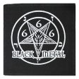 Black Metal Pentagram Cloth Patch For Cheap