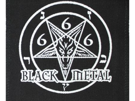 Black Metal Pentagram Cloth Patch For Cheap