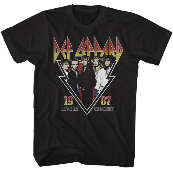 Def Leppard Live 1987 T-Shirt For Discount