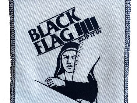 Black Flag Slip It In Cloth Patch on Sale