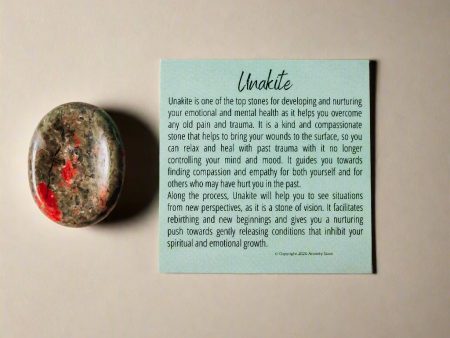 Unakite Worry Stone – Compassion, Healing, and Emotional Balance Discount