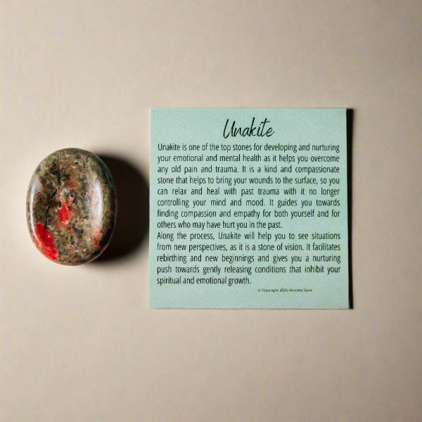 Unakite Worry Stone – Compassion, Healing, and Emotional Balance Discount