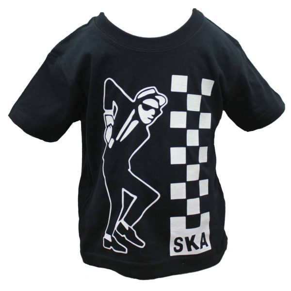 Ska Kids Black T-Shirt For Cheap