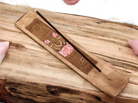 Rose Quartz Namaste Incense Holder For Cheap