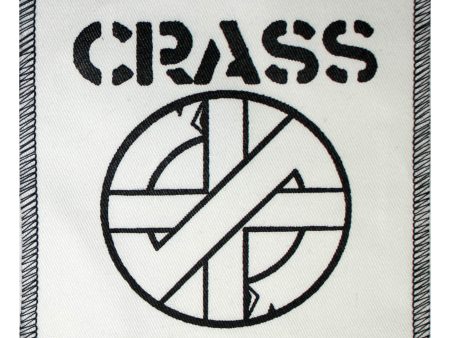 Crass White Cloth Patch Online Sale