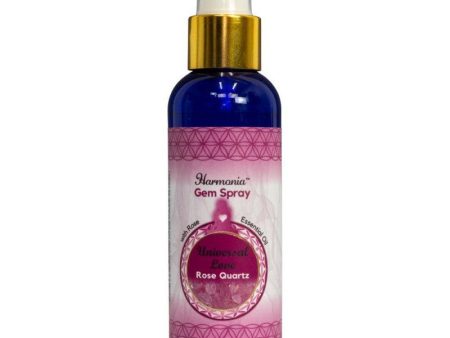 Rose and Rose Quartz Crystal Wellness Spray on Sale