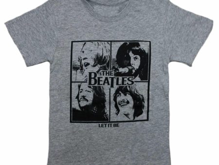 The Beatles Let it Be Kids Gray T-Shirt For Cheap