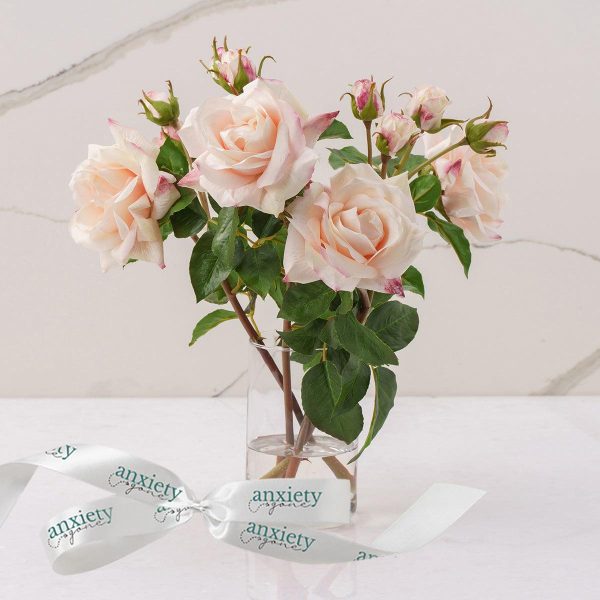 Serena Luxury Faux Flowers | Long Stem Roses Arrangements Supply