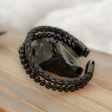 Black Agate Leather Bracelet – Balance and Protection for Everyday Wear For Discount