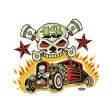 Vince Ray Skulls n Rods Sticker on Sale