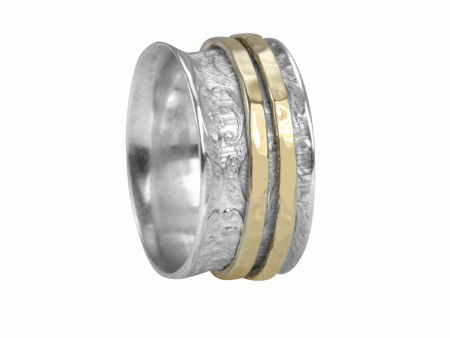 Aura Gold Fidget Ring Fashion