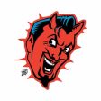 Vince Ray Devil Head Sticker Sale