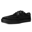 TUK Black Velvet Sneaker Creeper A9983 Discount