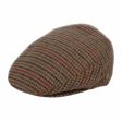 Brown and Red Plaid Wool Ivy Cap Supply