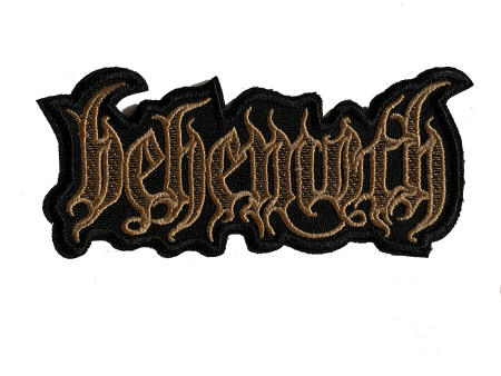 Behemoth Brown Embroidered Patch Fashion