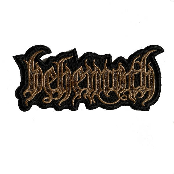 Behemoth Brown Embroidered Patch Fashion