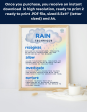 RAIN Technique Poster + Worksheets (Digital Download) For Discount