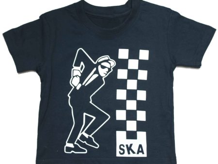 Ska Kids Black T-Shirt For Cheap