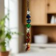 7 Chakra Gemstone Hanging Charm – Energize and Align Your Chakras For Discount