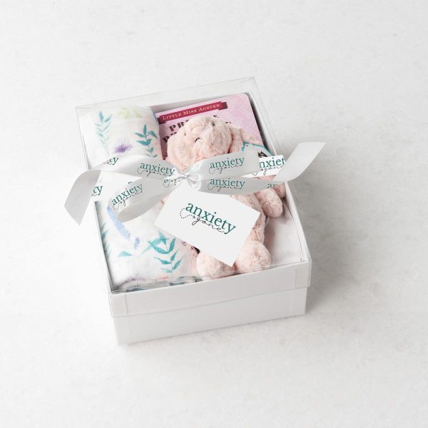 Bedtime Snuggles New Baby Gift Basket for Girls | Pink Hot on Sale