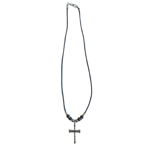 Slim Skulls Cross Necklace Online