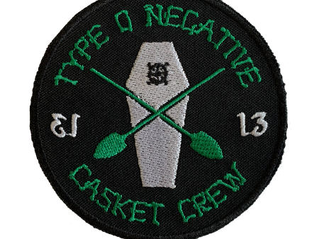 Type O Negative Casket Crew Embroidered Patch For Discount