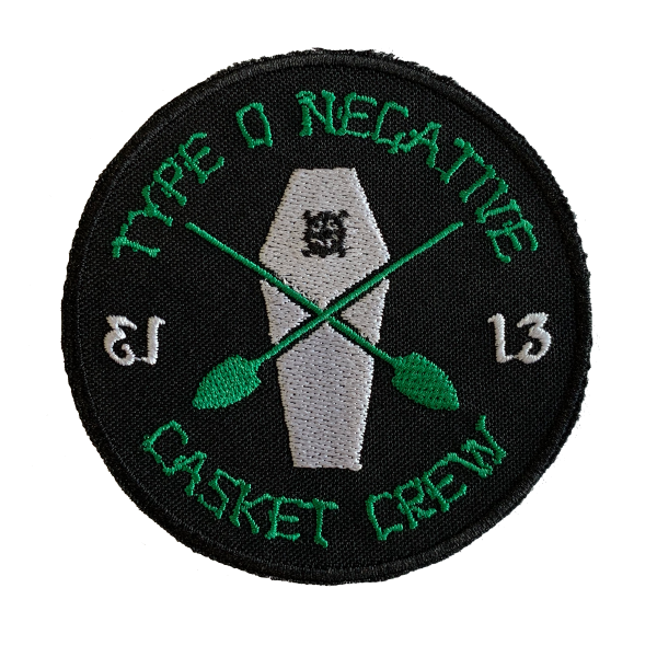 Type O Negative Casket Crew Embroidered Patch For Discount